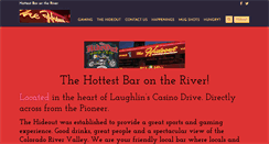 Desktop Screenshot of hideoutlaughlin.com